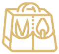gold lawn care icon